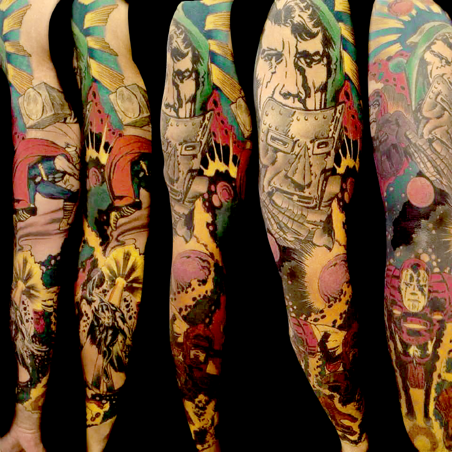 18 Awesome Comic Book Tattoo Super Friends, Super Tat Guff