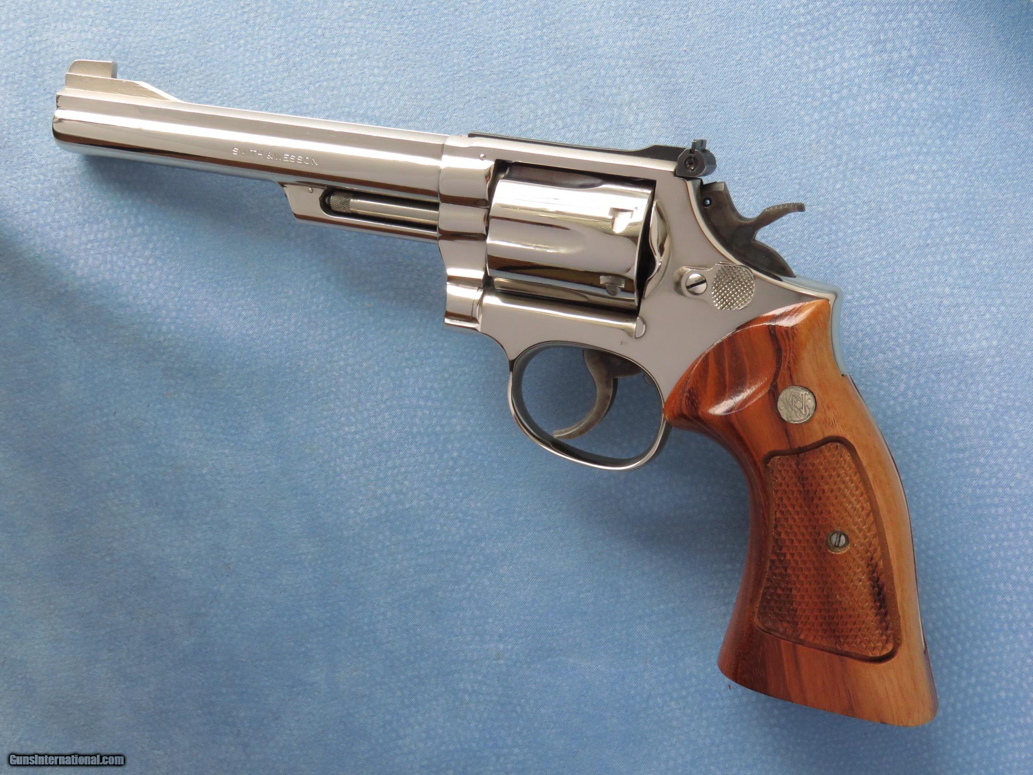 Smith & Wesson Model 193 Combat Magnum, Cal. .357 Magnum 6 Inch Nickel