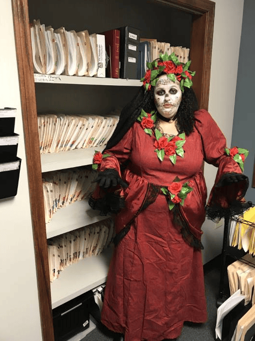 Women's Plus Size Day of the Dead Costume