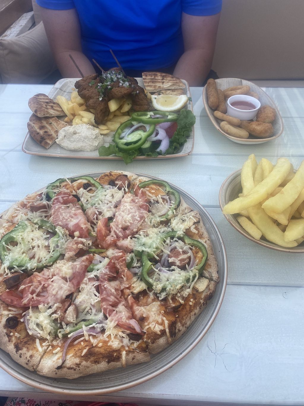 Alkionis Sports Bar & Grill Rhodes Restaurant HappyCow