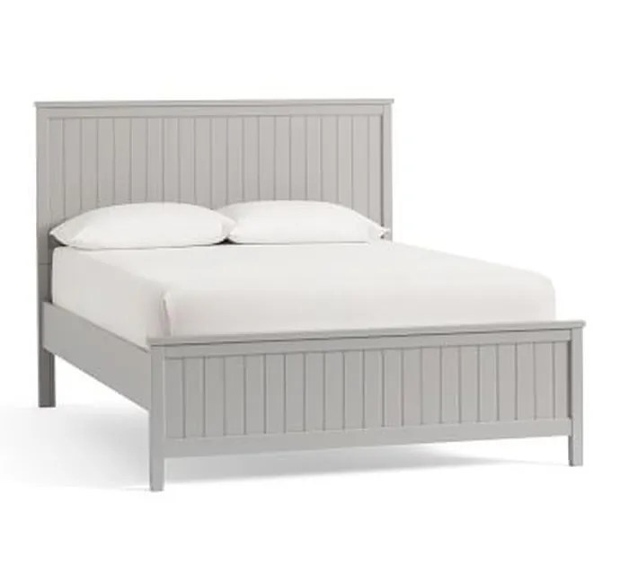 Beadboard Bed, Simply White, Queen Pottery Barn