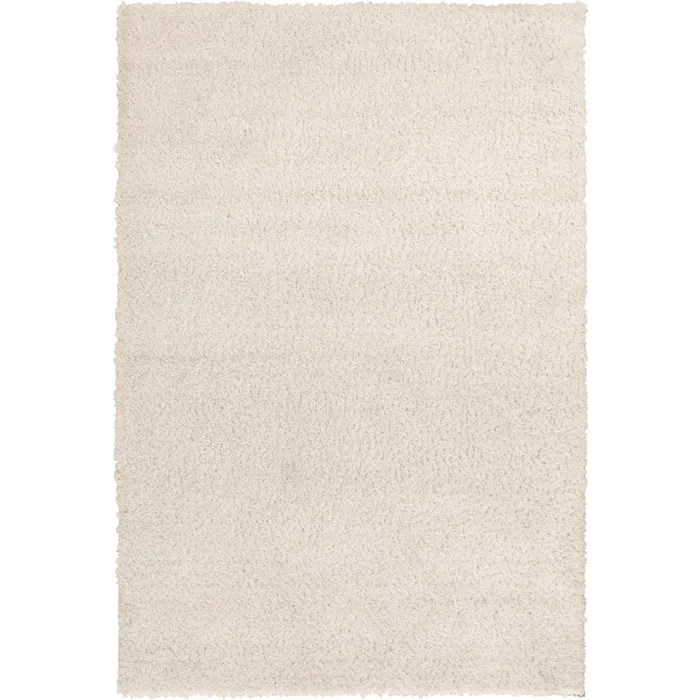 StyleWell Sunbrooke White 6 ft. x 9 ft. Solid Shag Area Rug Home Depot