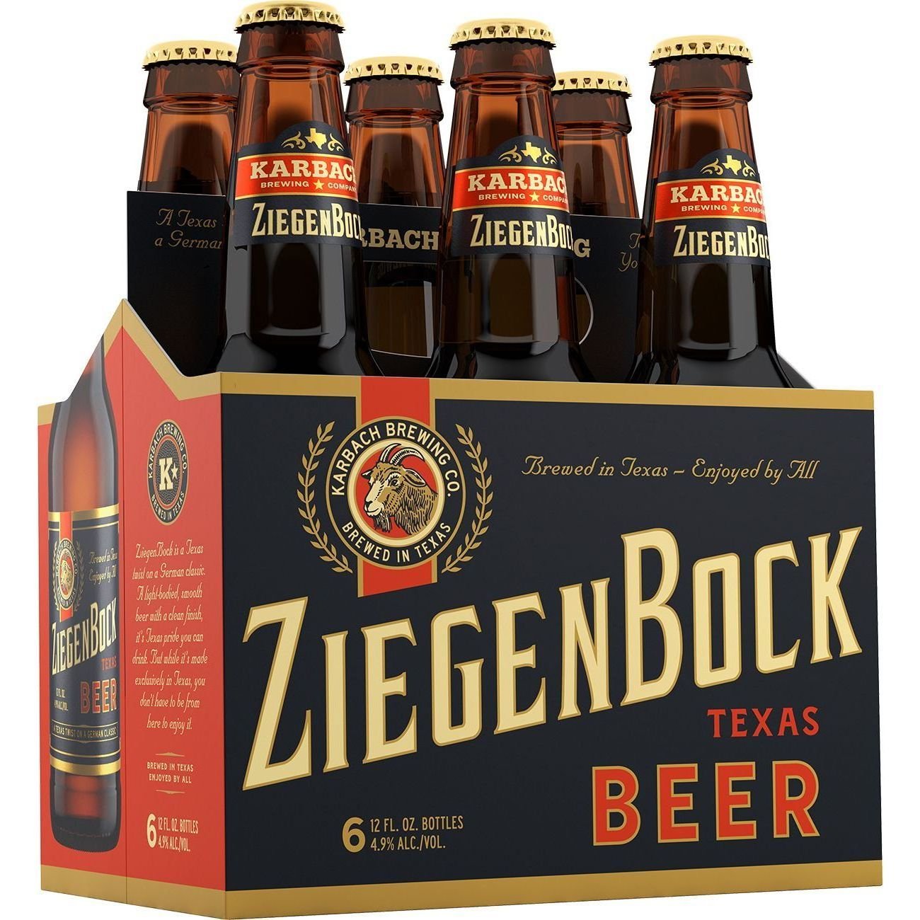 ZiegenBock Amber Beer 12 oz Bottles Shop Beer at HEB