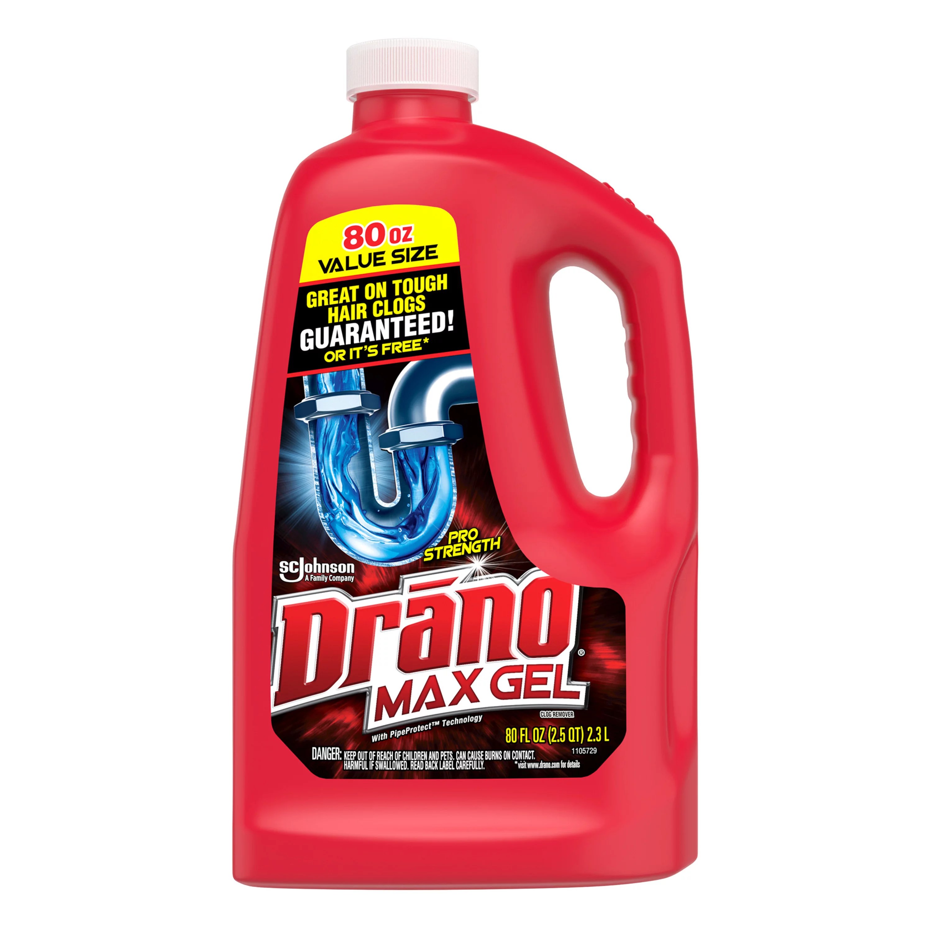 Drano Pro Strength Clog Remover Max Gel Shop Drain Cleaners at HEB