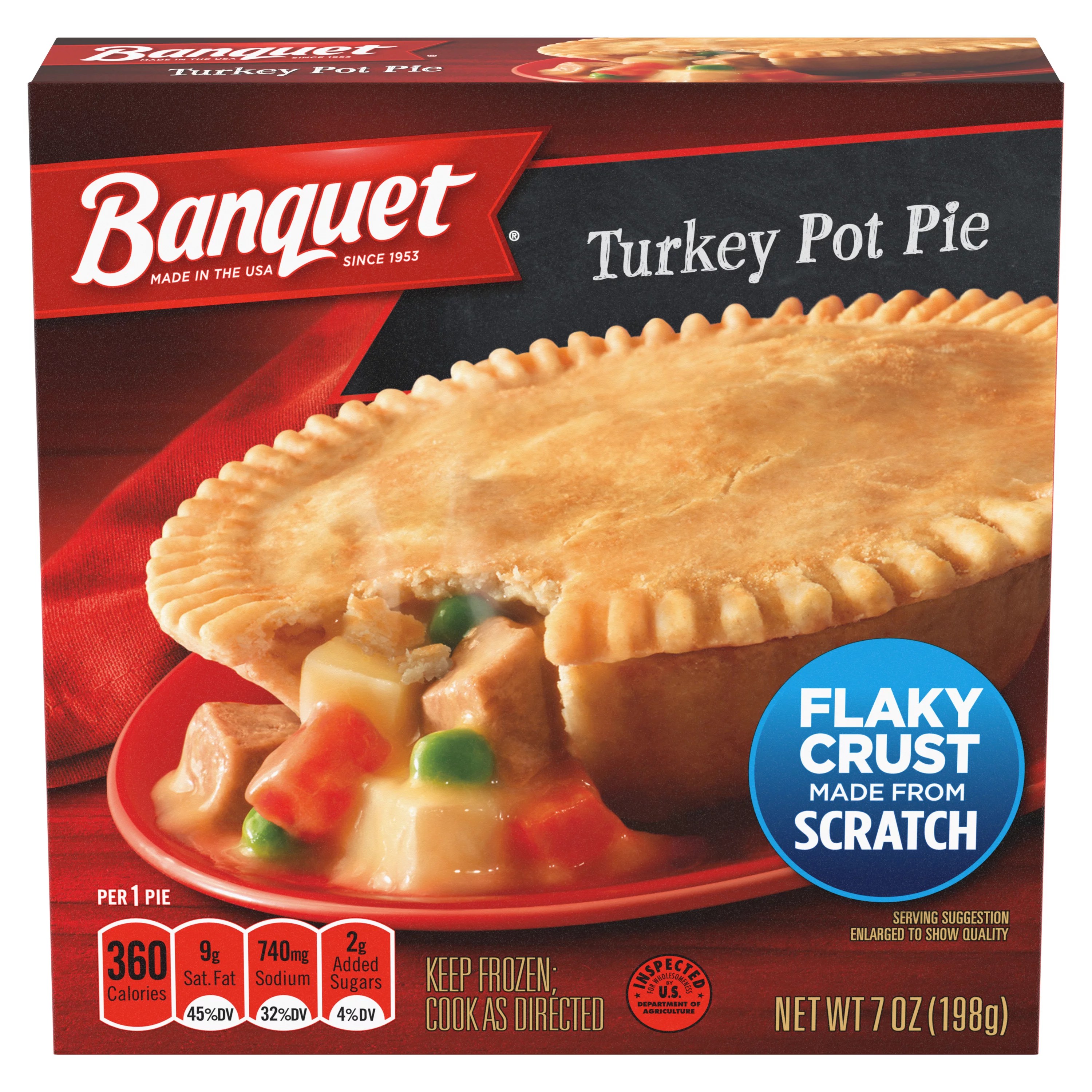 Banquet Turkey Pot Pie Shop Entrees & Sides at HEB