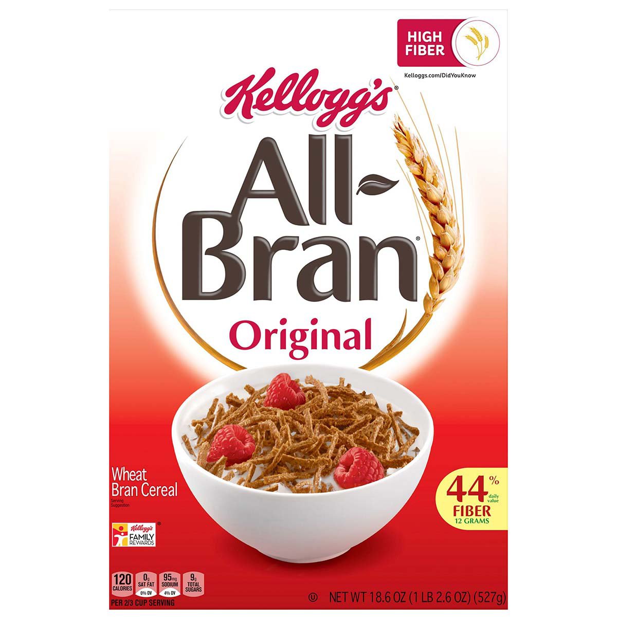 Kellogg's AllBran Breakfast Cereal Shop Cereal at HEB