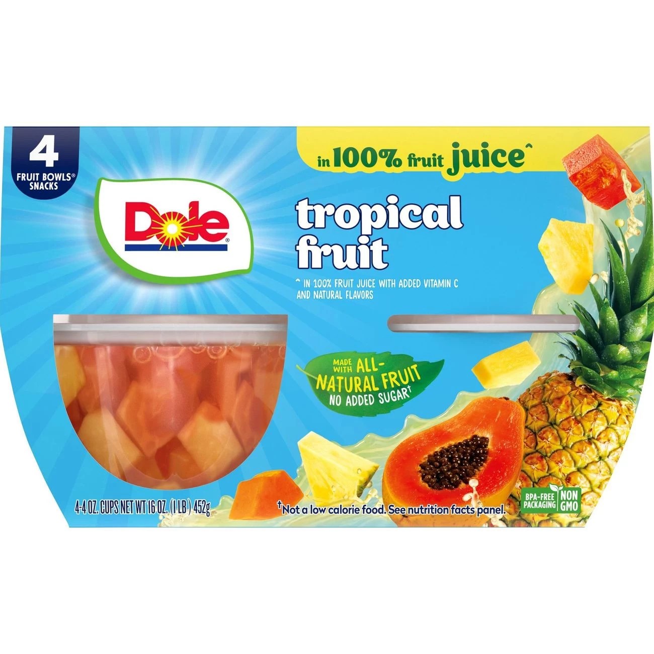 Dole Tropical Fruit In 100 Fruit Juice Shop Fruit at HEB