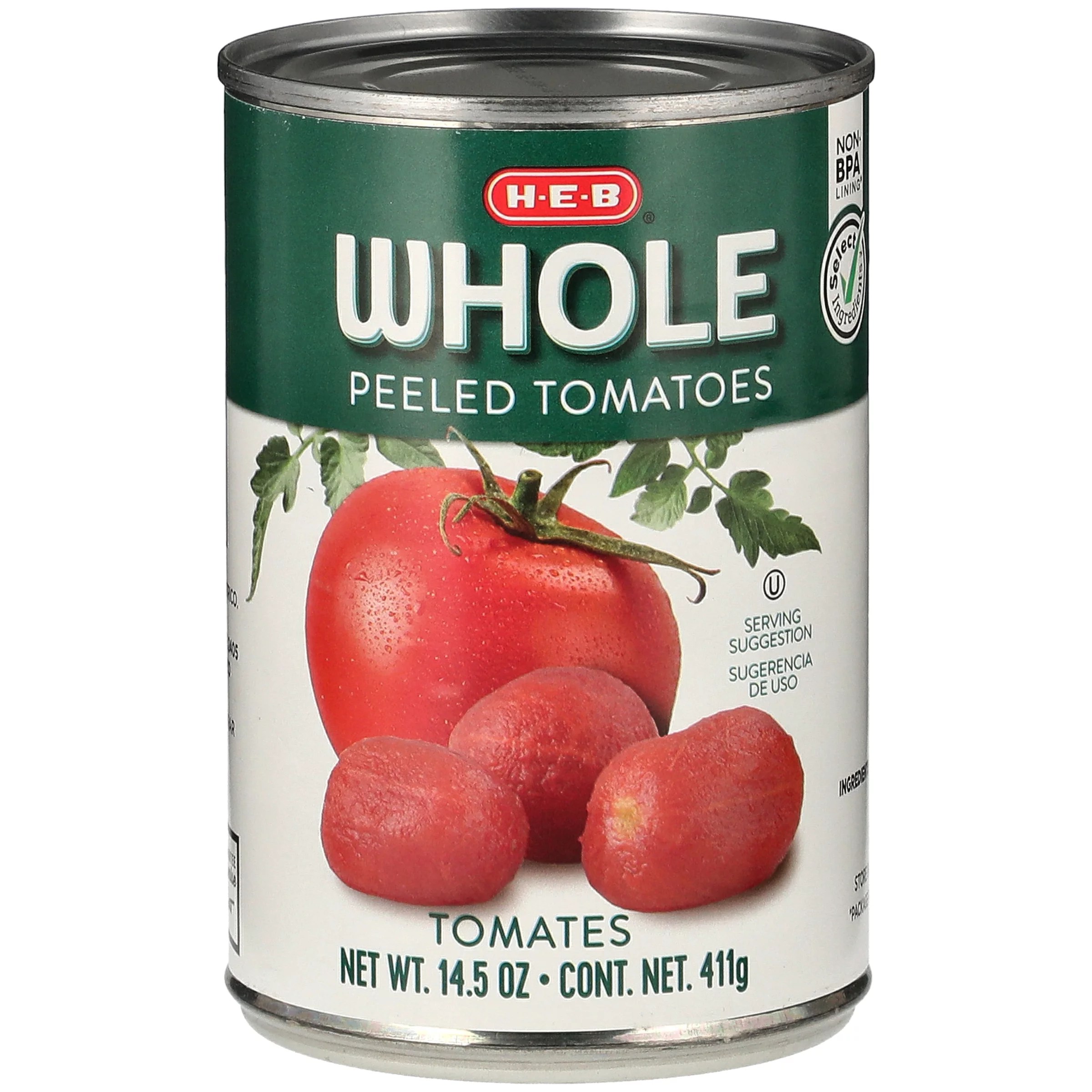 HEB Select Ingredients Whole Peeled Tomatoes Shop Canned & Dried