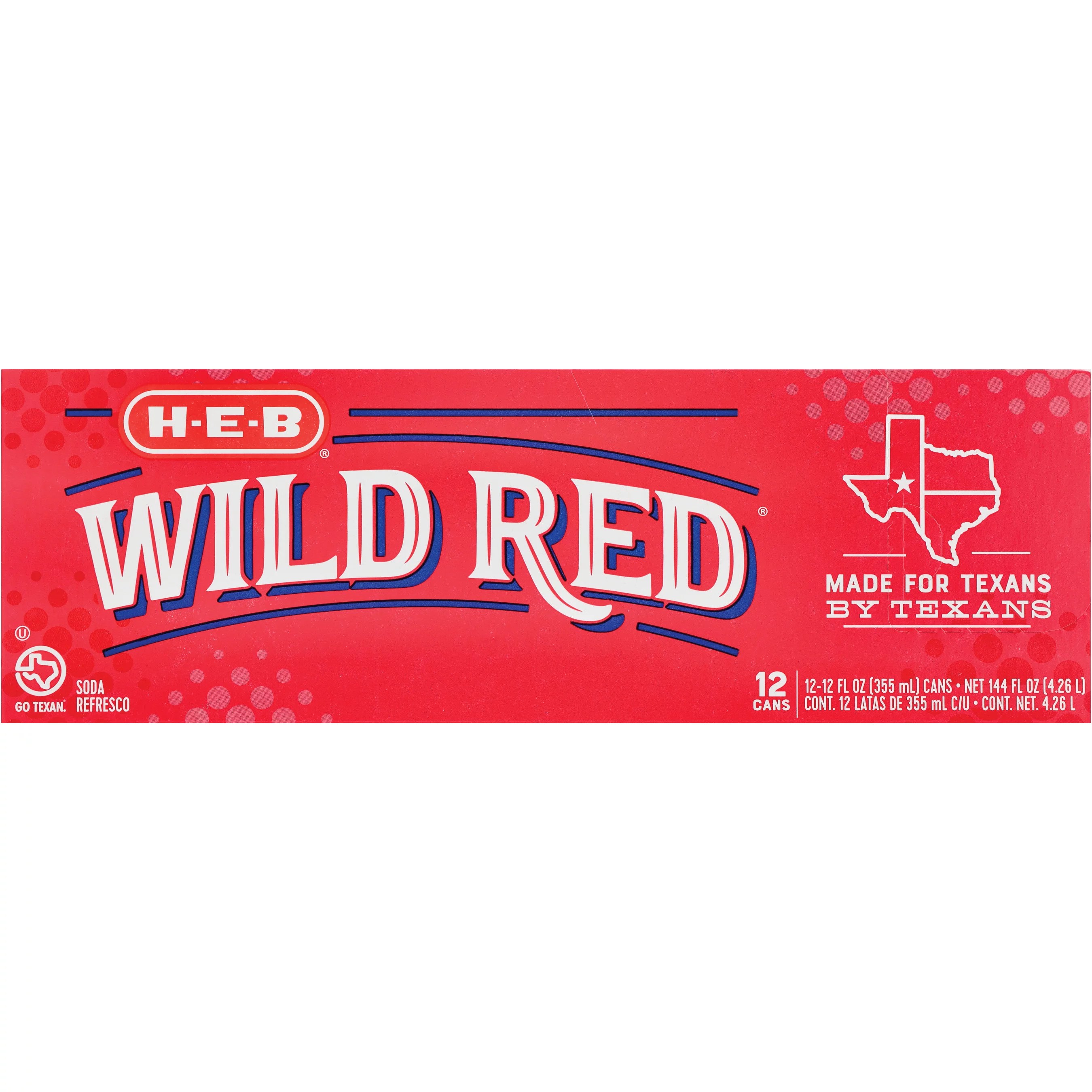 HEB Wild Red Soda 12 oz Cans Shop Soda at HEB