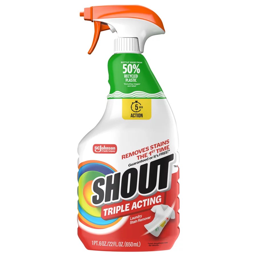 Shout TripleActing Laundry Stain Remover Shop Stain Removers at HEB