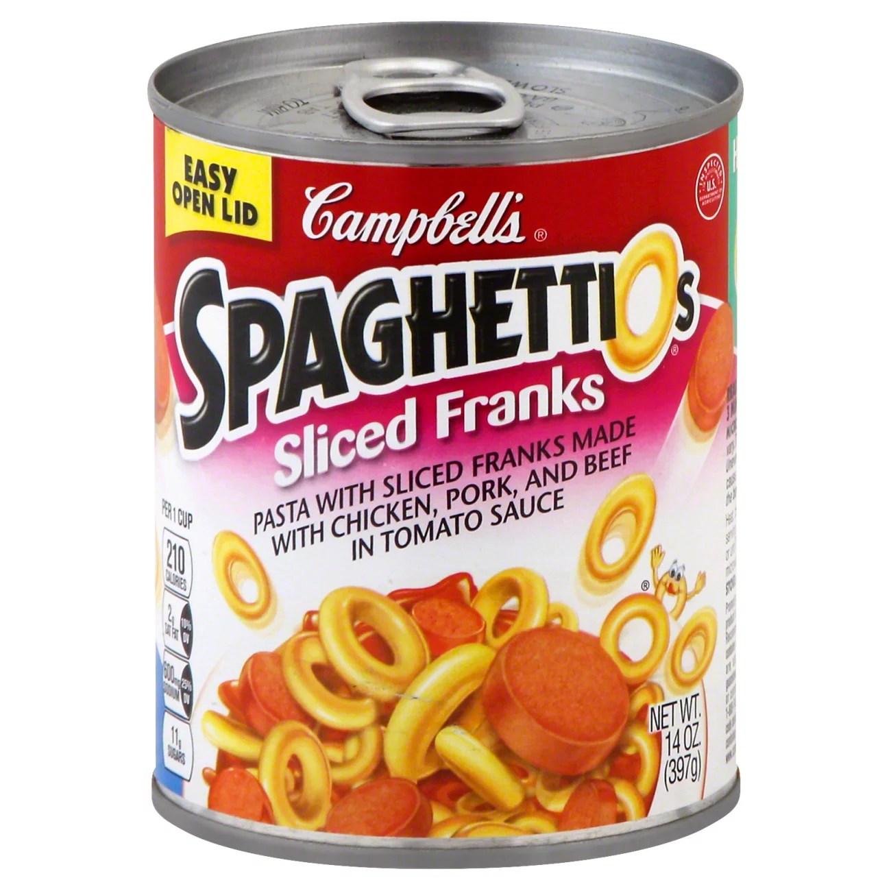 Campbell's SpaghettiOs With Sliced Franks Shop Pantry Meals at HEB