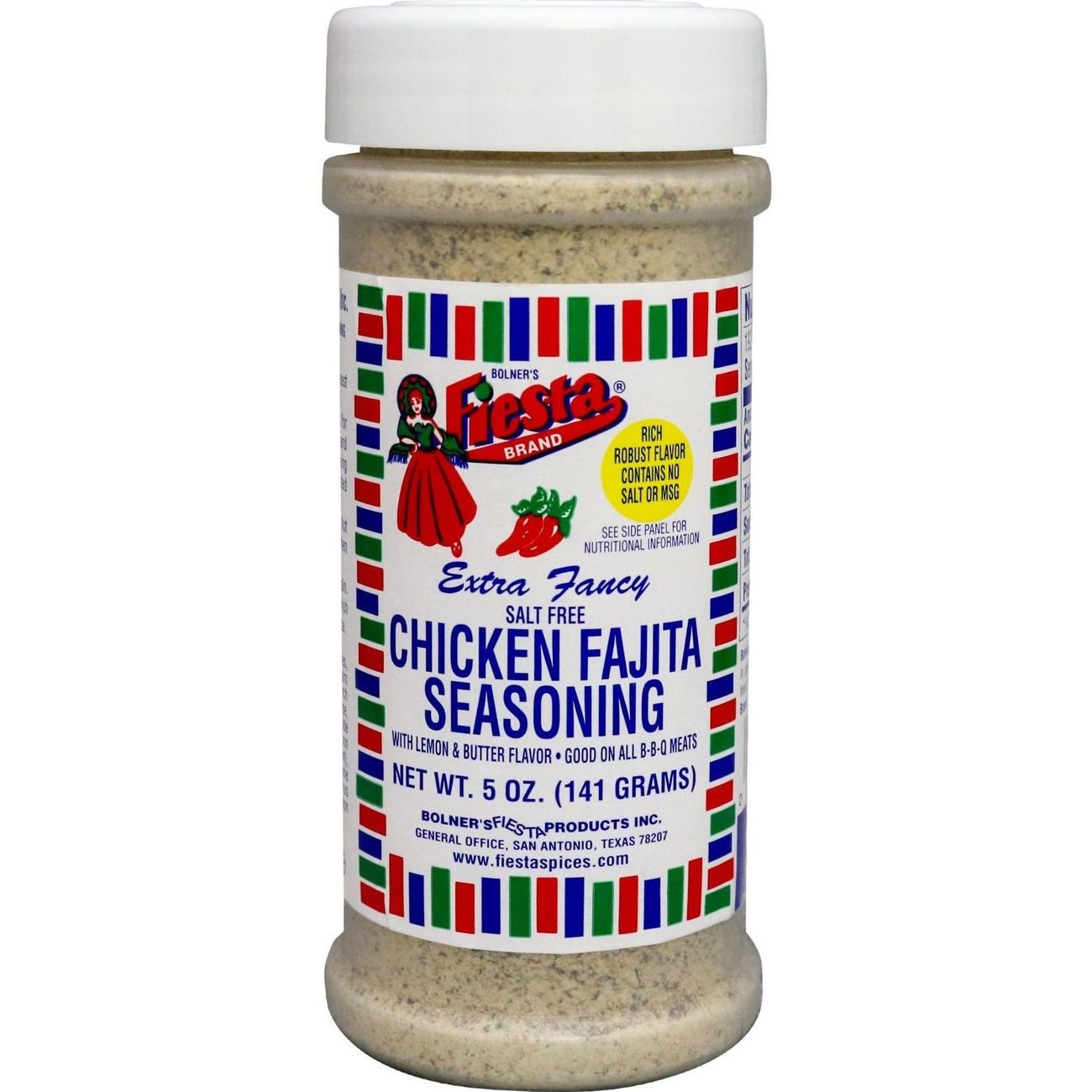 Bolner's Fiesta SaltFree Chicken Fajita Seasoning Shop Spice Mixes