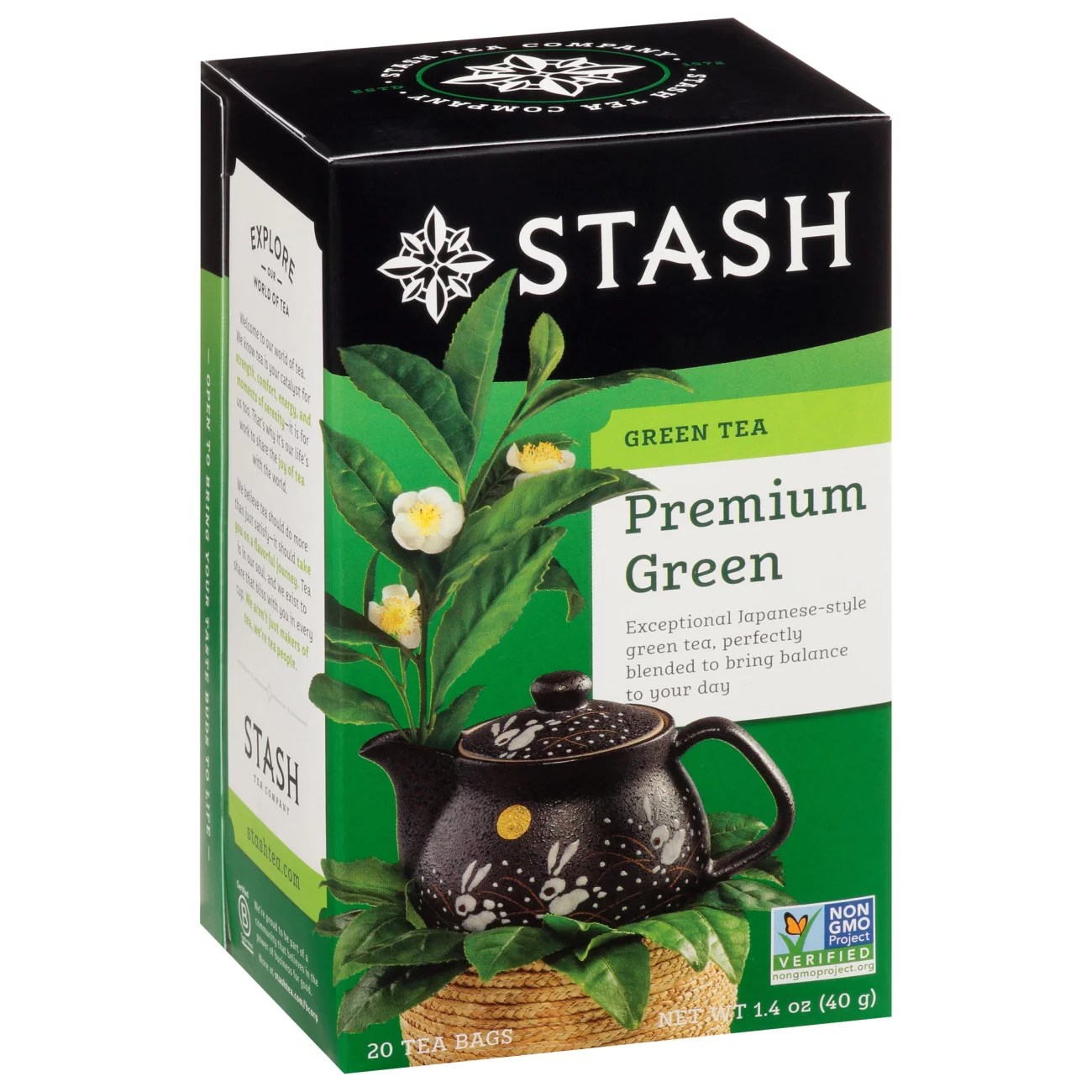 Stash Premium Green Tea Bags Shop Tea at HEB