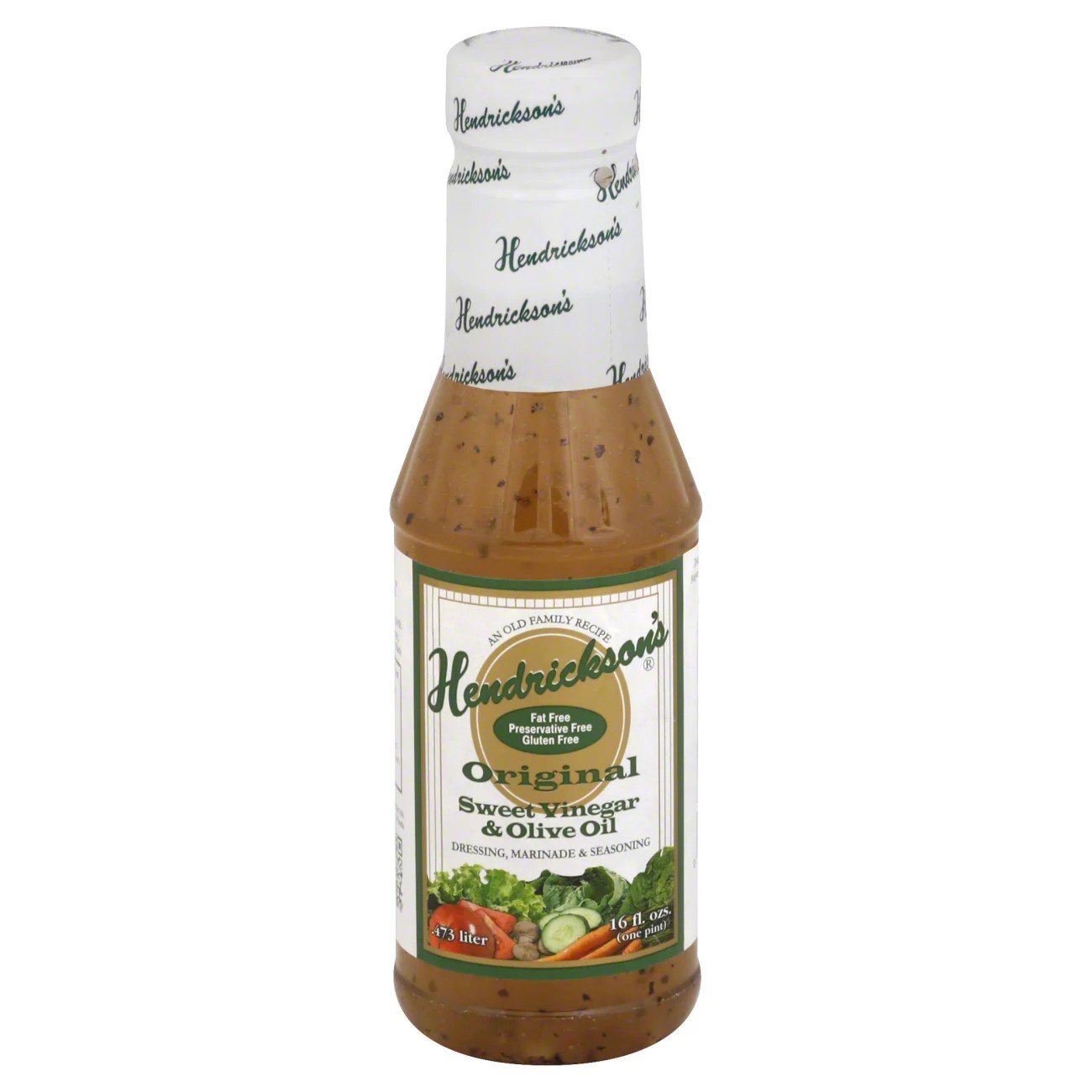Hendrickson's Original Sweet Vinegar and Olive Oil Dressing Marinade