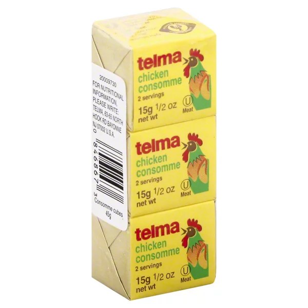 Telma Chicken Consomme Cubes Shop Broth & Bouillon at HEB