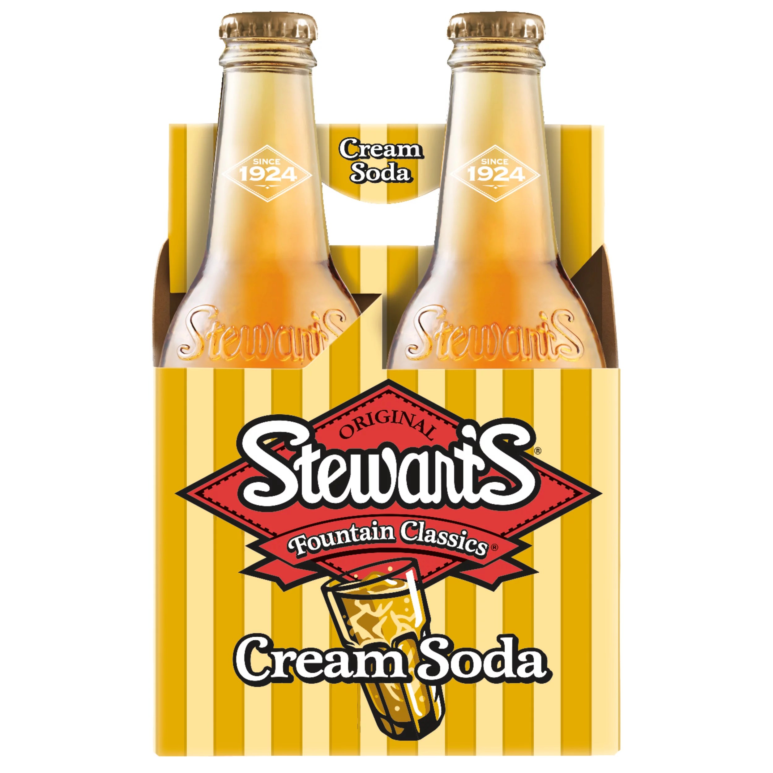 Stewart's Fountain Classics Cream Soda 12 oz Bottles Shop Soda at HEB