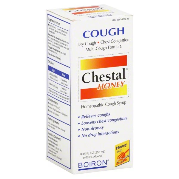 Boiron Chestal Honey Cough Syrup Shop Medicines & Treatments at HEB