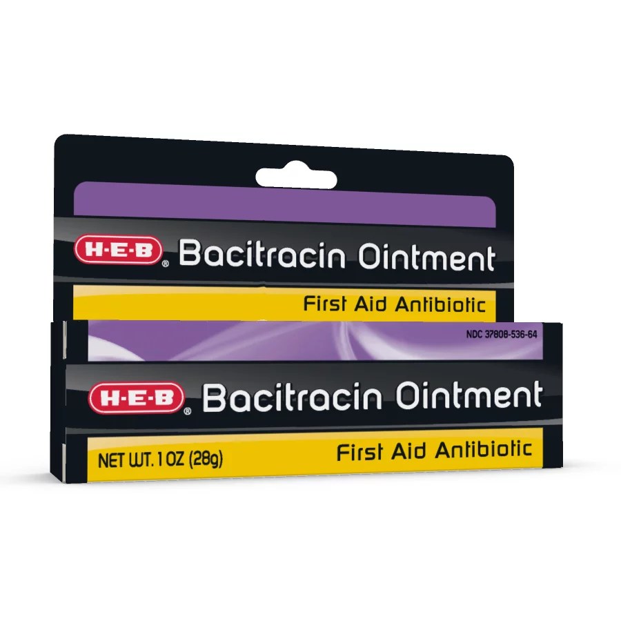 HEB First Aid Antibiotic, Bacitracin Ointment Shop Medicines