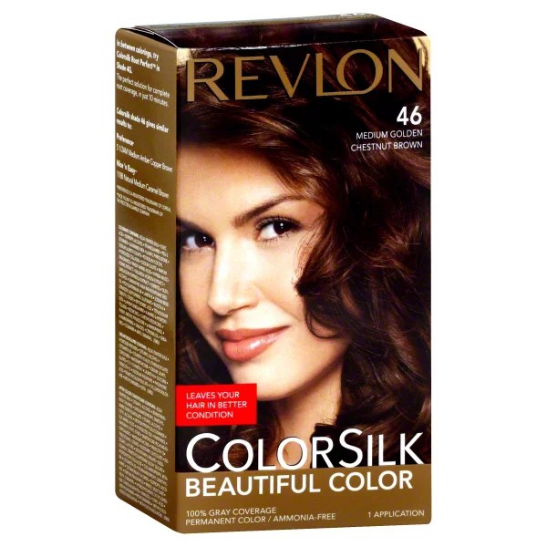 Revlon Colorsilk Beautiful Color 46 Medium Golden Chestnut Brown Shop