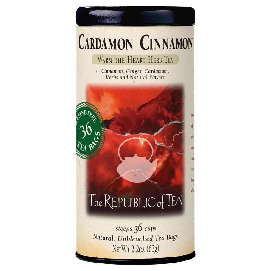 The Republic of Tea Cardamon Cinnamon Herbal Tea Bags Shop Tea at HEB