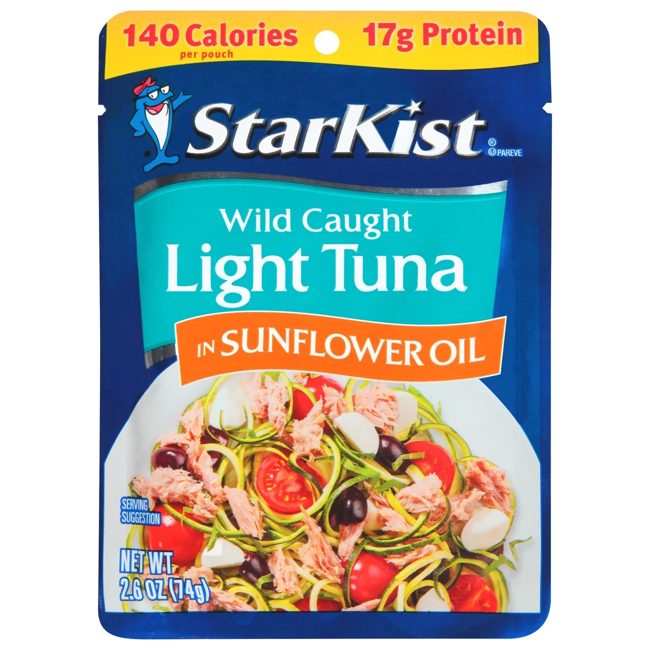 StarKist Chunk Light Tuna In Sunflower Oil Pouch Shop Seafood at HEB