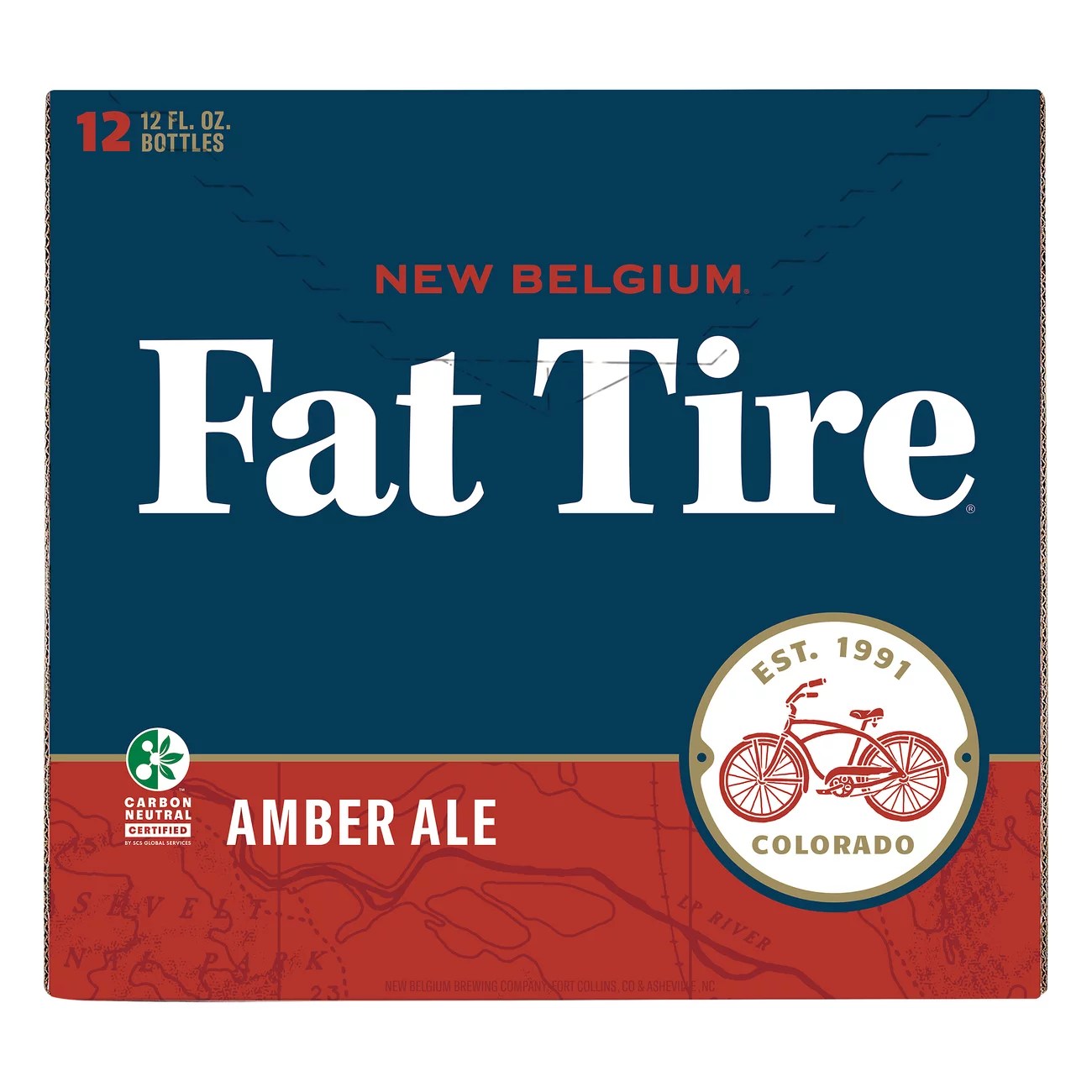 New Belgium Fat Tire Amber Ale Beer 12 oz Bottles Shop Beer at HEB