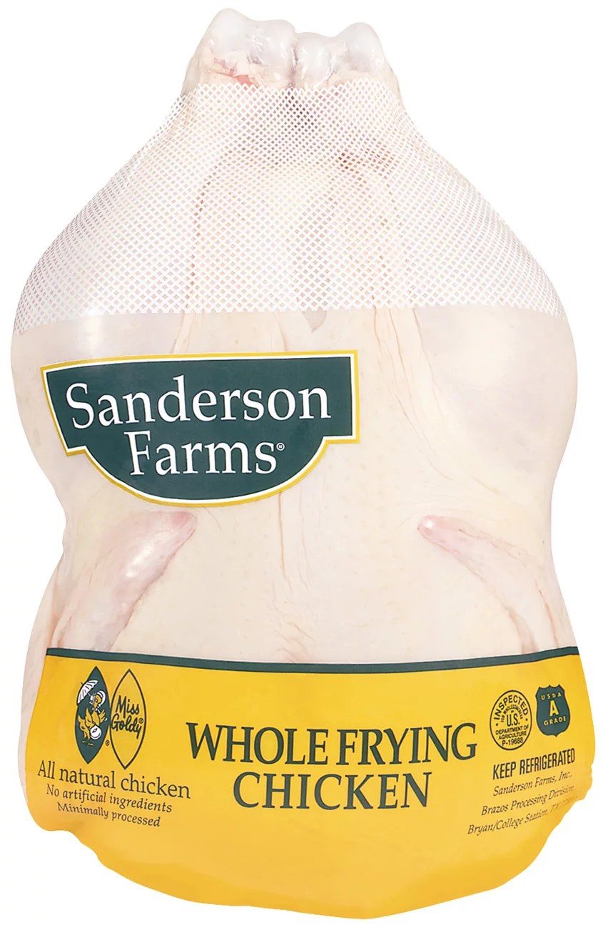Sanderson Farms Whole Grade A Fryer Shop Chicken at HEB