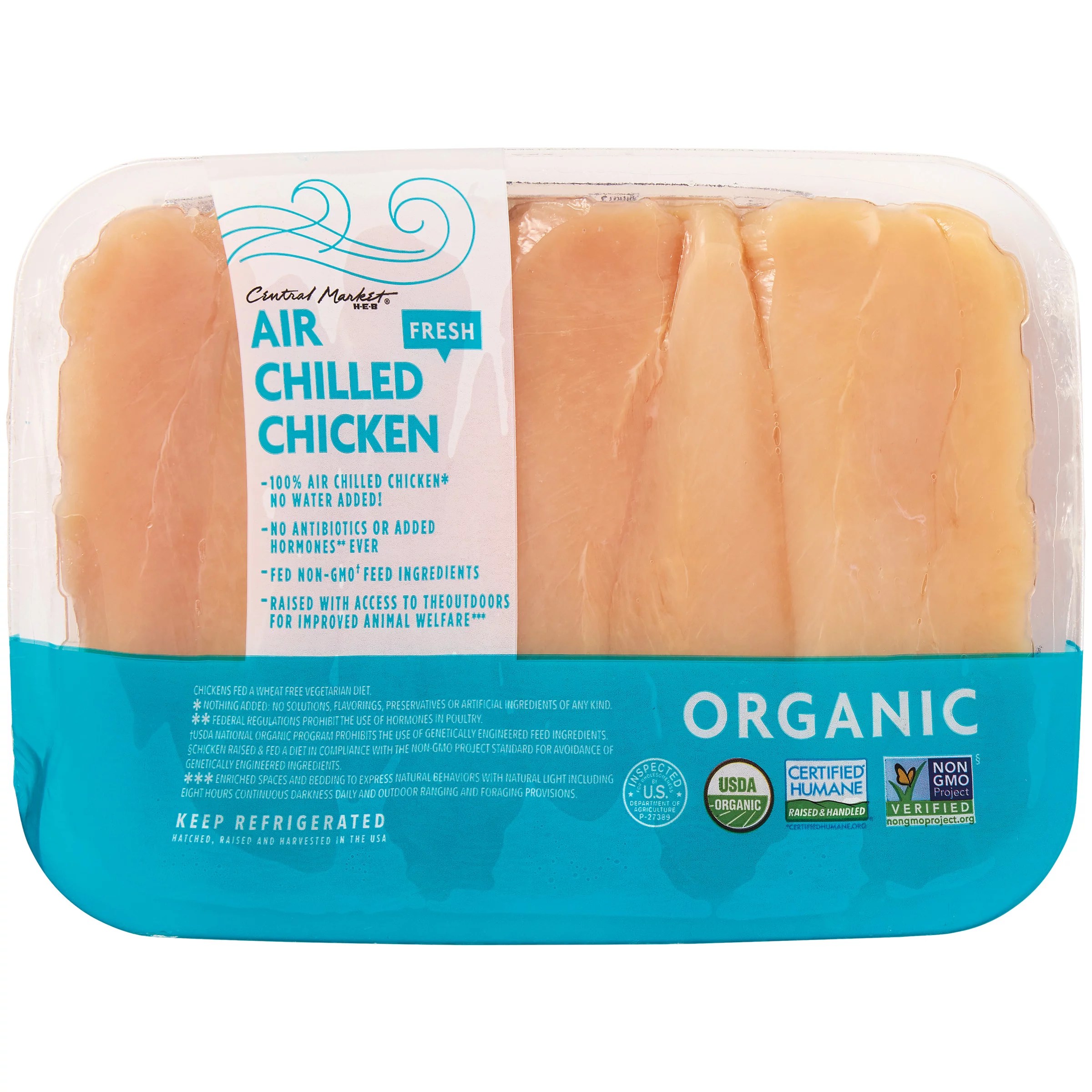Central Market Organic Air Chilled Chicken Tenders Shop Chicken at HEB