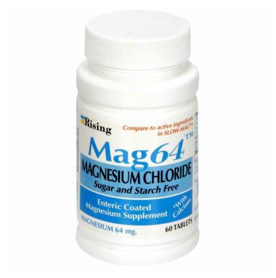 Rising Mag 64 Magnesium Chloride 64 mg Tablets Shop Rising Mag 64