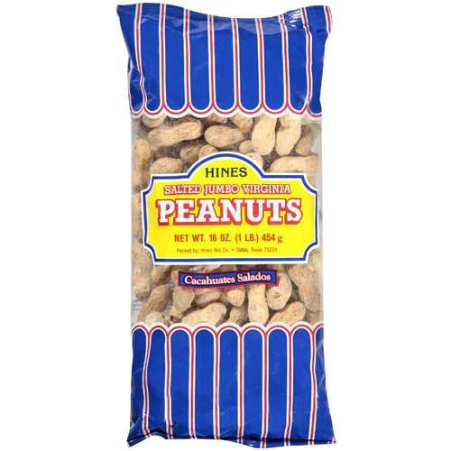Hines Roasted & Salted Jumbo Virginia In Shell Peanuts Shop Snacks
