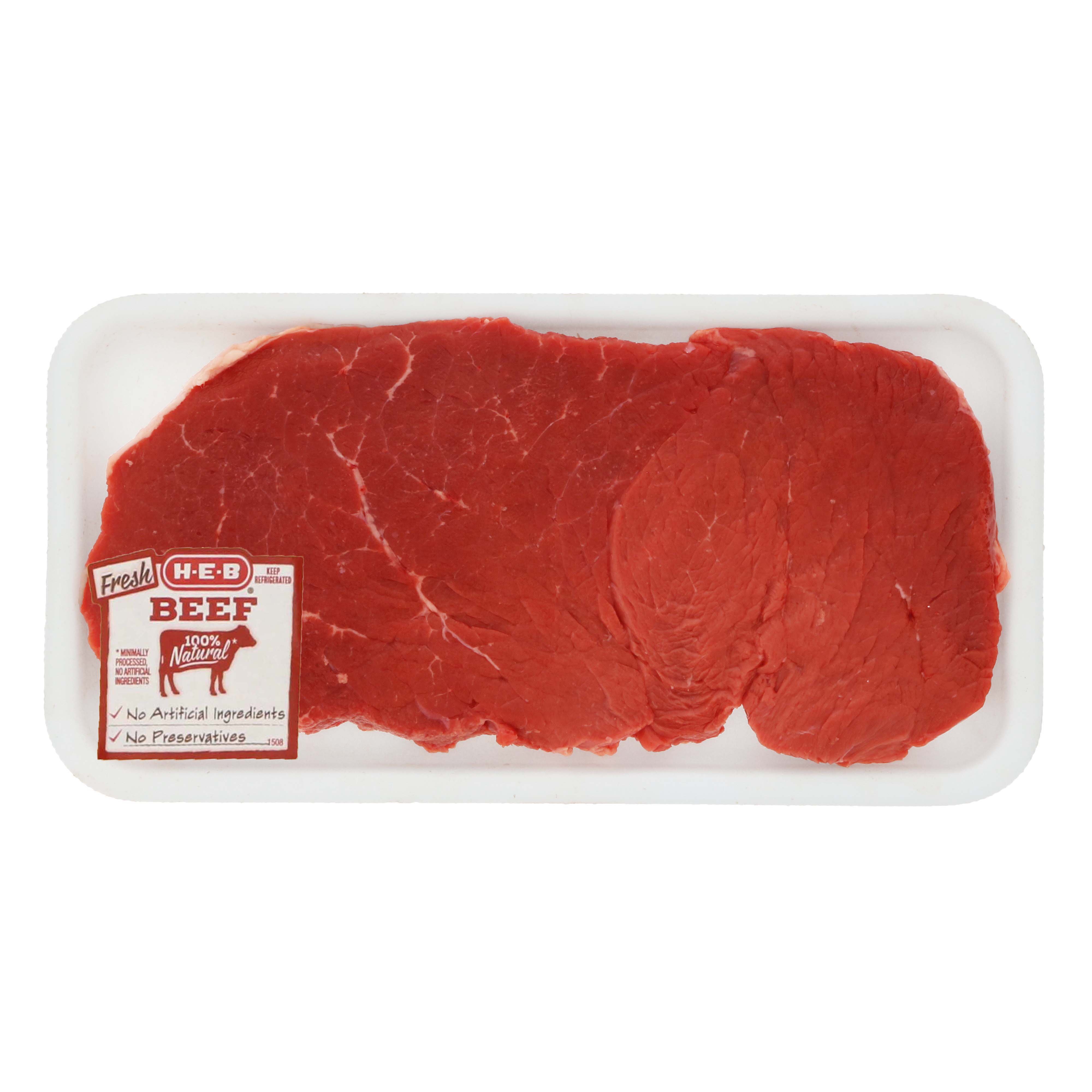 HEB Beef Top Round Steak USDA Select Shop Beef at HEB