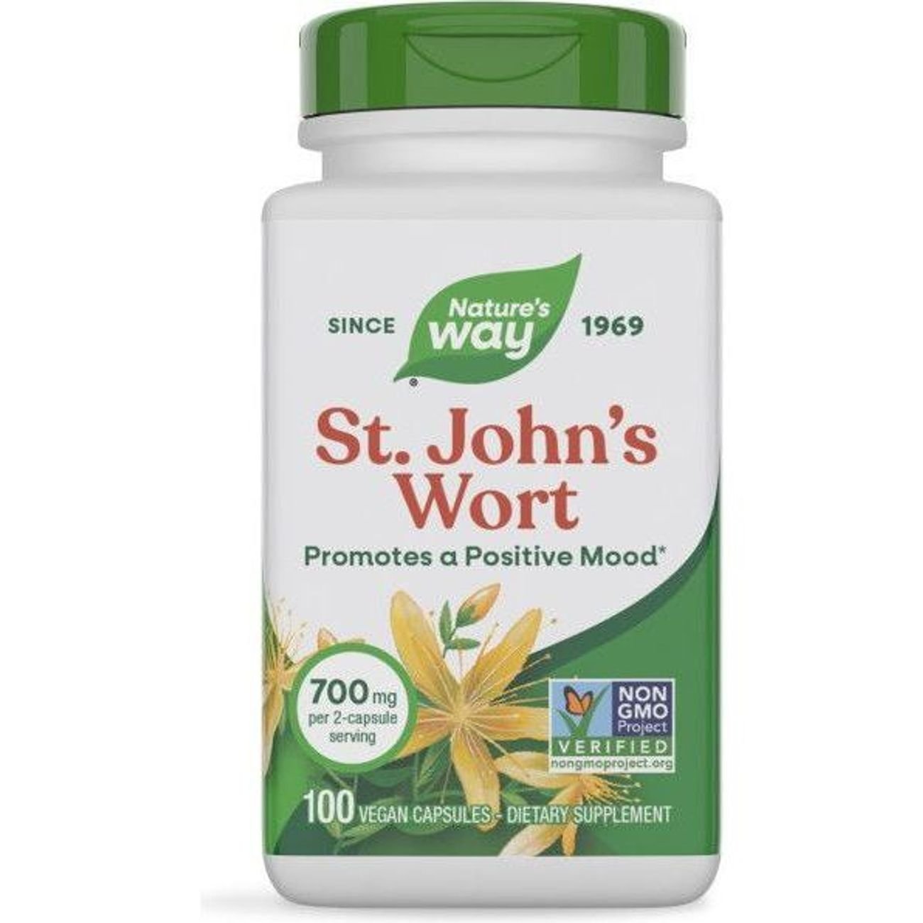 Nature's Way Premium Herbal St. John's Wort Herb 350 Mg Capsules Shop