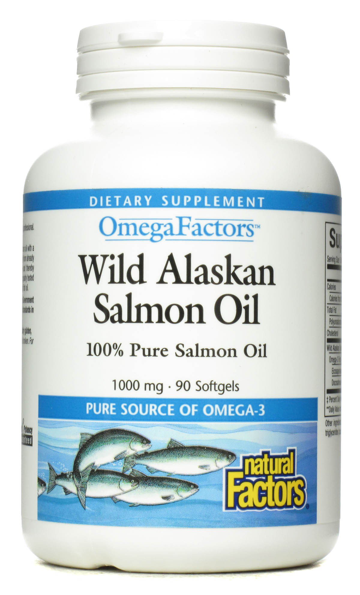 Natural Factors Wild Alaskan Salmon Oil 1000 mg Softgels Shop Diet