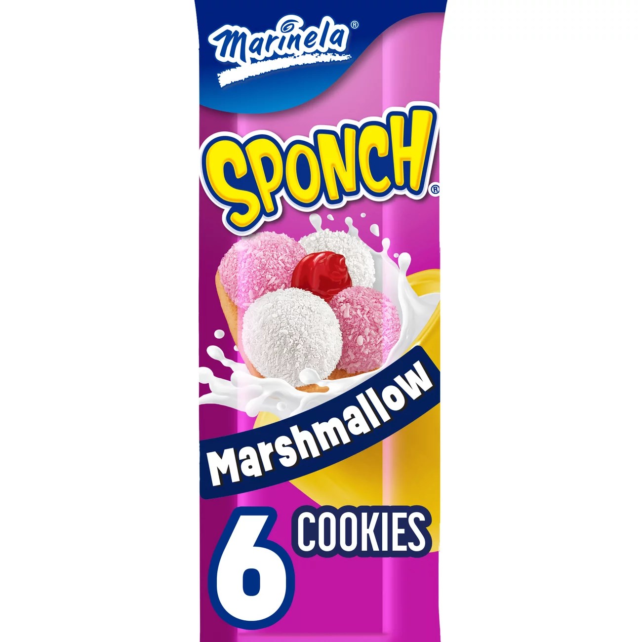 Marinela Sponch Sponch Marshmallow Cookies Shop Snacks & Candy at HEB