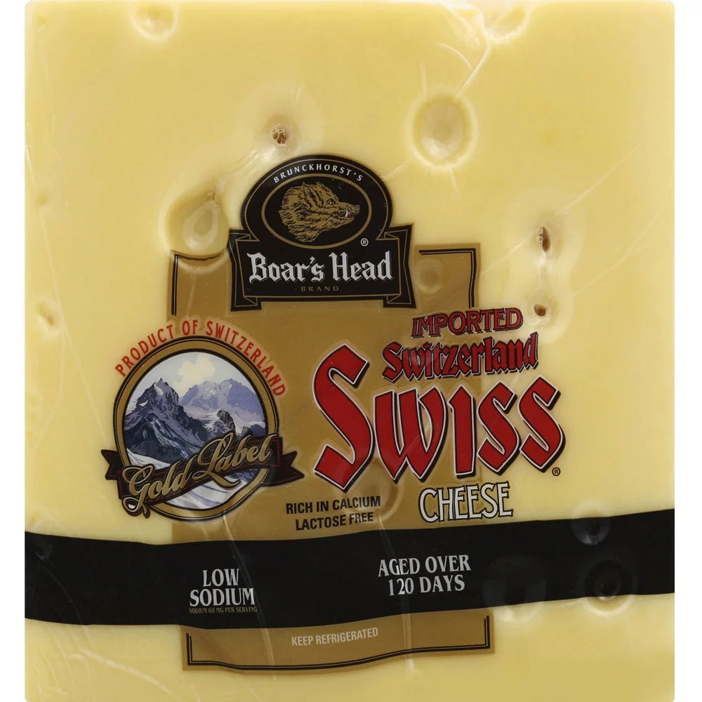Boar's Head Imported Switzerland Swiss Cheese Shop Cheese at HEB