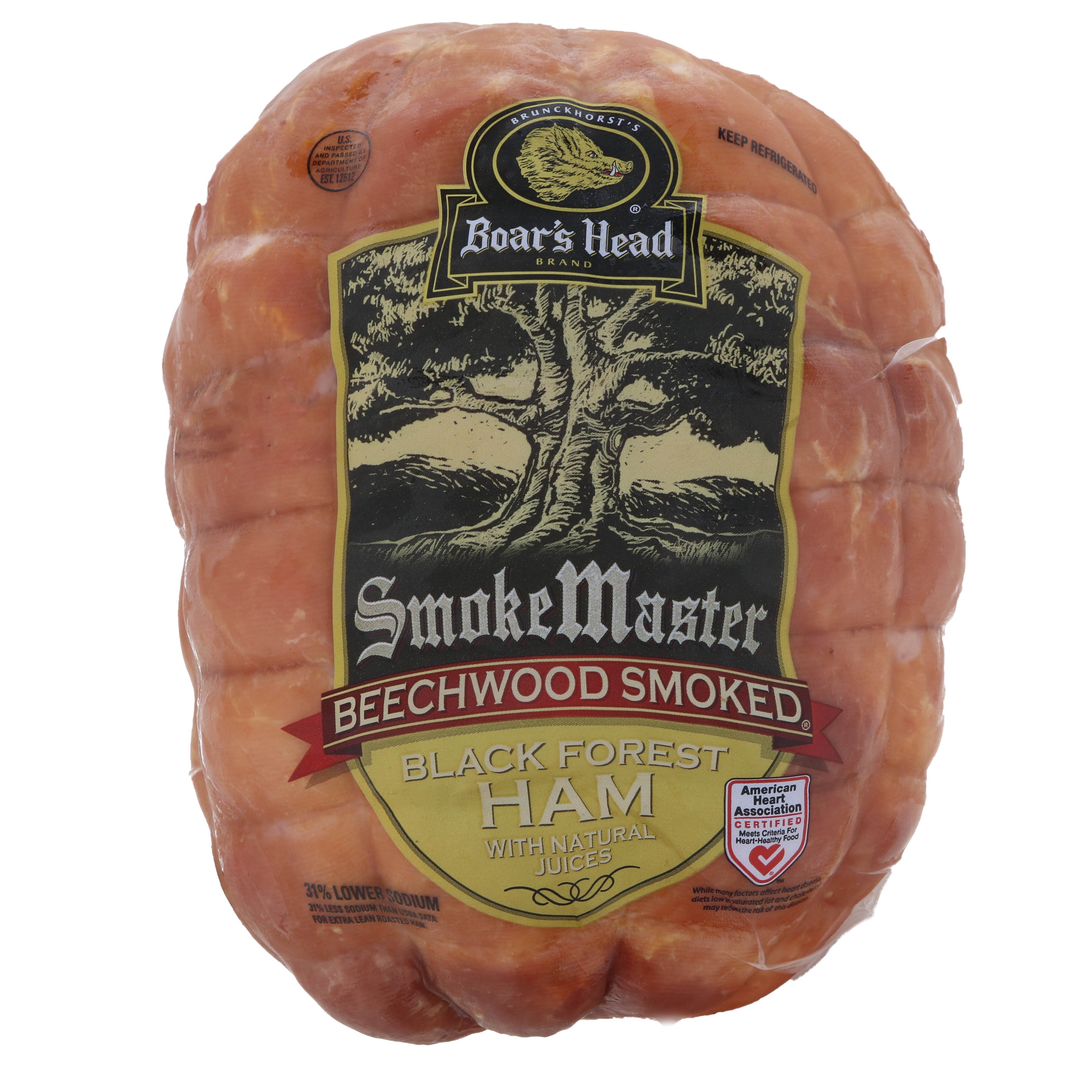 Boar's Head Smokemaster Beechwood Smoked Black Forest Ham Shop Meat