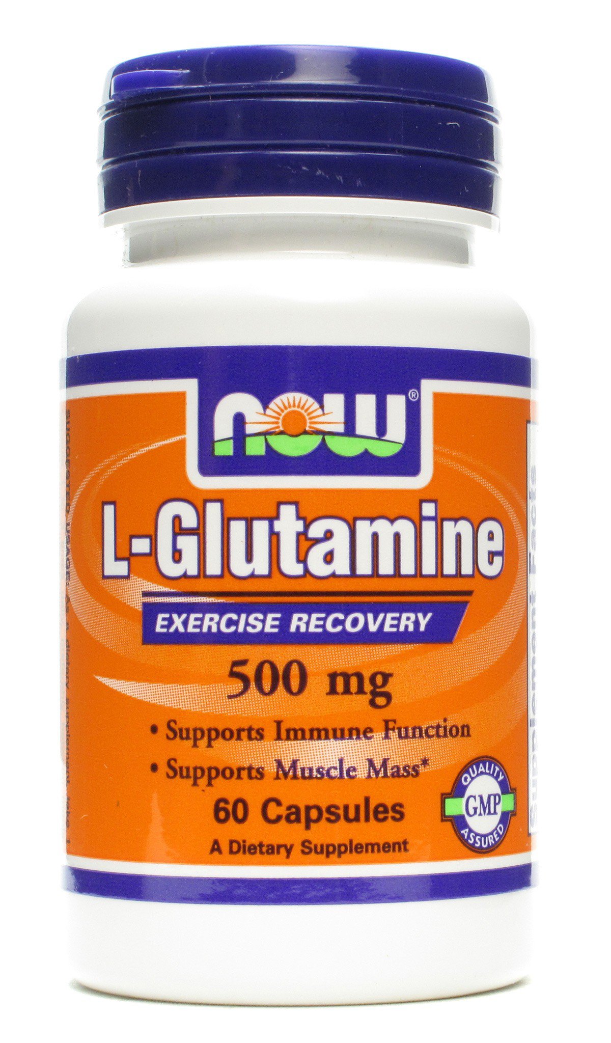 NOW LGlutamine 500 mg Capsules Shop Diet & Fitness at HEB