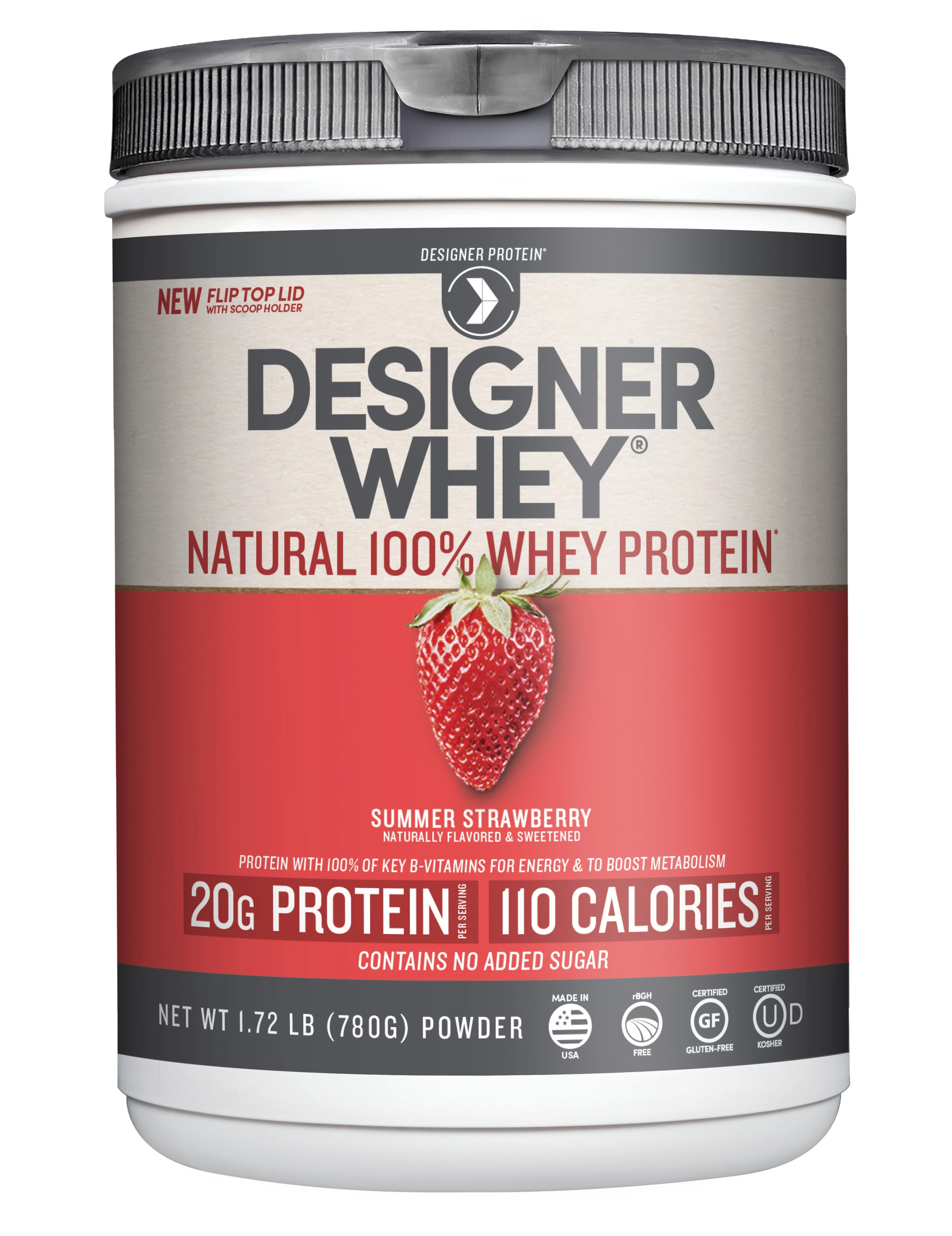 Designer Protein Designer Whey Protein Powder Summer Strawberry