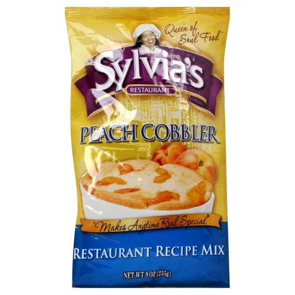 Sylvia's Restaurant Peach Cobbler Restaurant Recipe Mix Shop Sylvia's