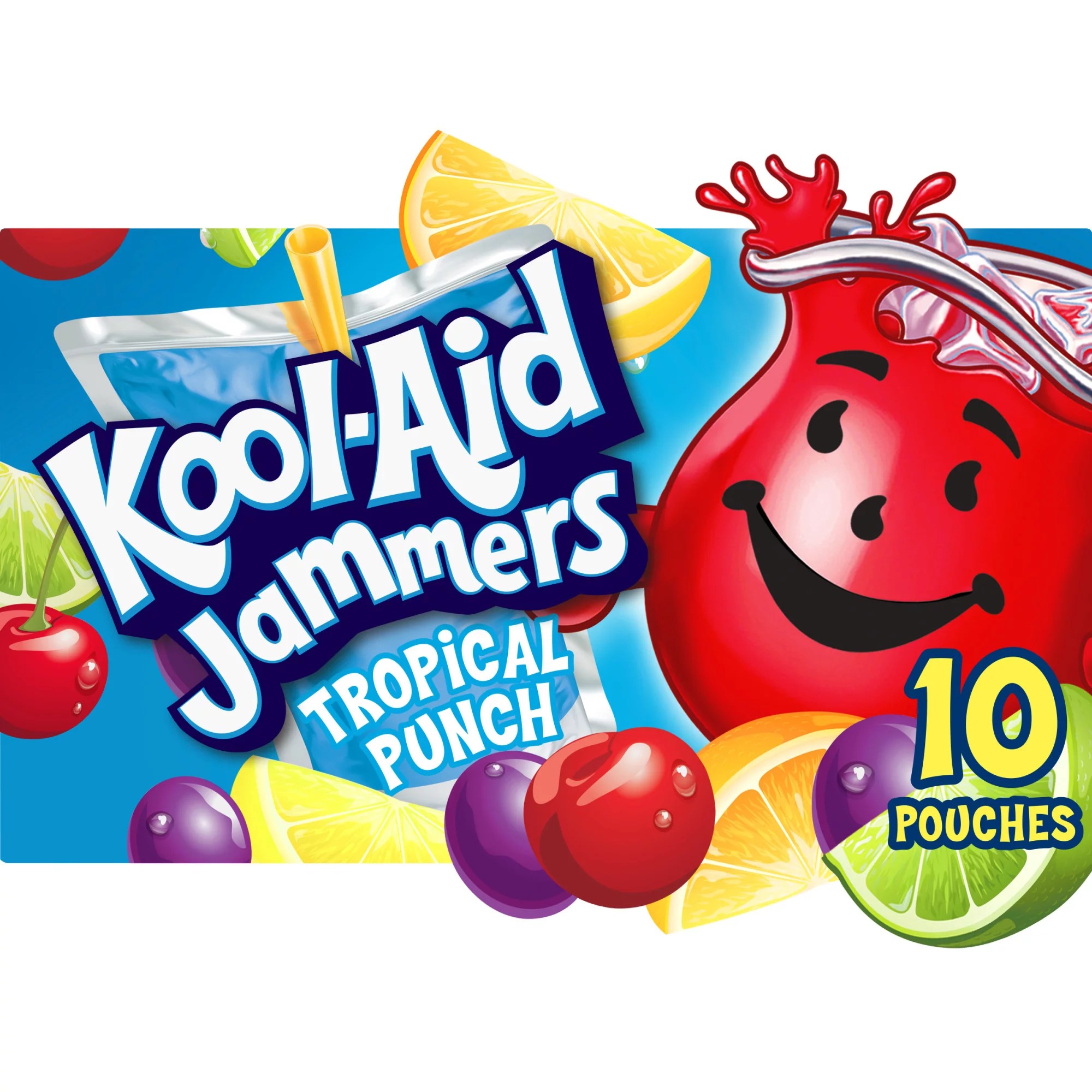 KoolAid Jammers Tropical Punch Flavored Drink 6 oz Pouches Shop