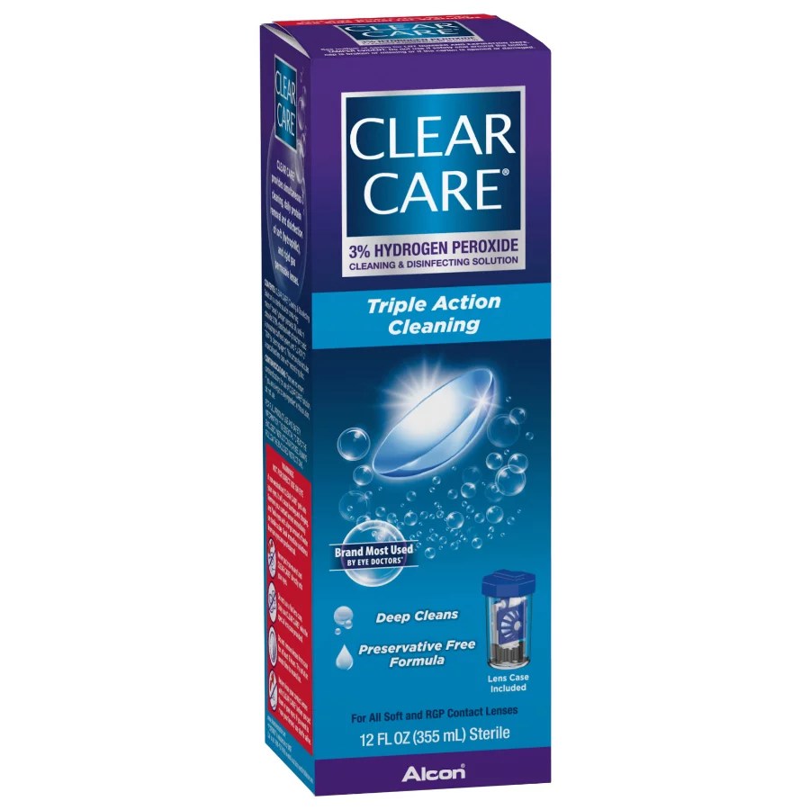 CLEAR CARE Cleaning & Disinfecting Solution with Lens Cup Shop