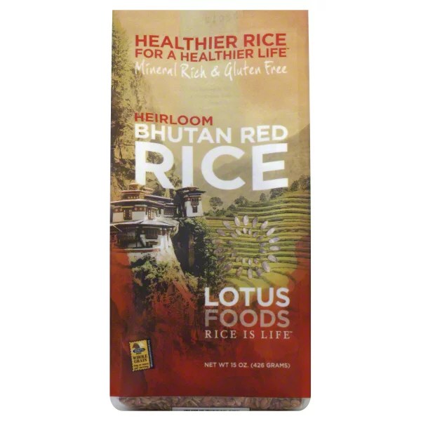 Lotus Foods Bhutanese Red Rice Shop Pasta & Rice at HEB