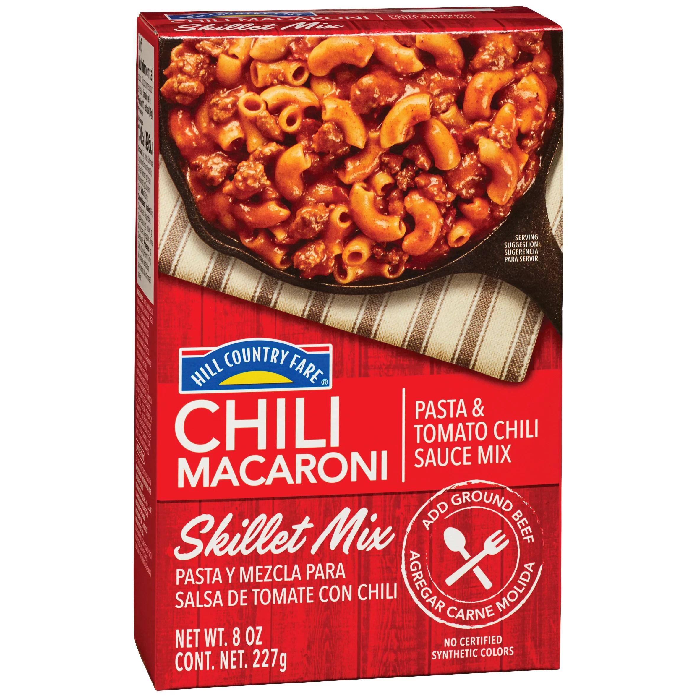 Hill Country Fare Chili Macaroni Skillet Mix Shop Pantry Meals at HEB