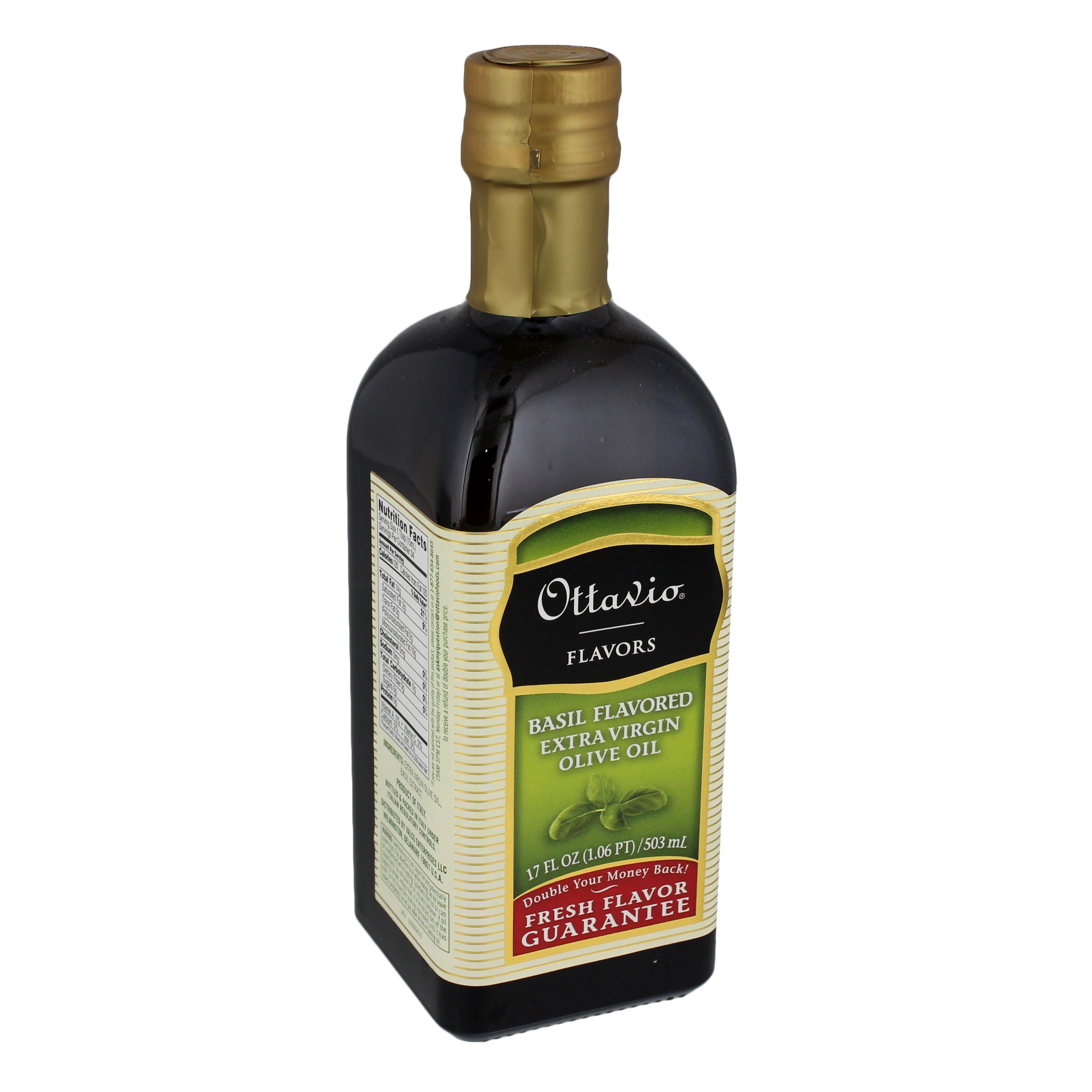 Ottavio Basil Flavored Extra Virgin Olive Oil Shop Oils at HEB