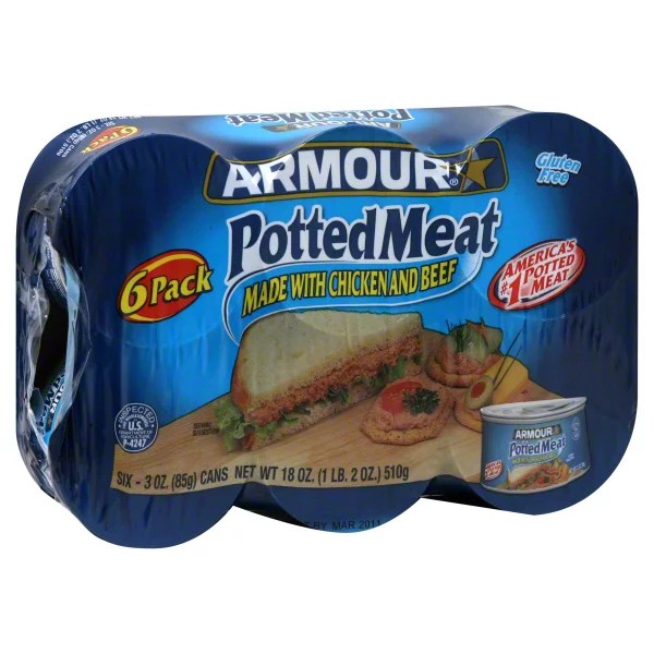Armour Potted Meat Shop Canned & Dried Food at HEB