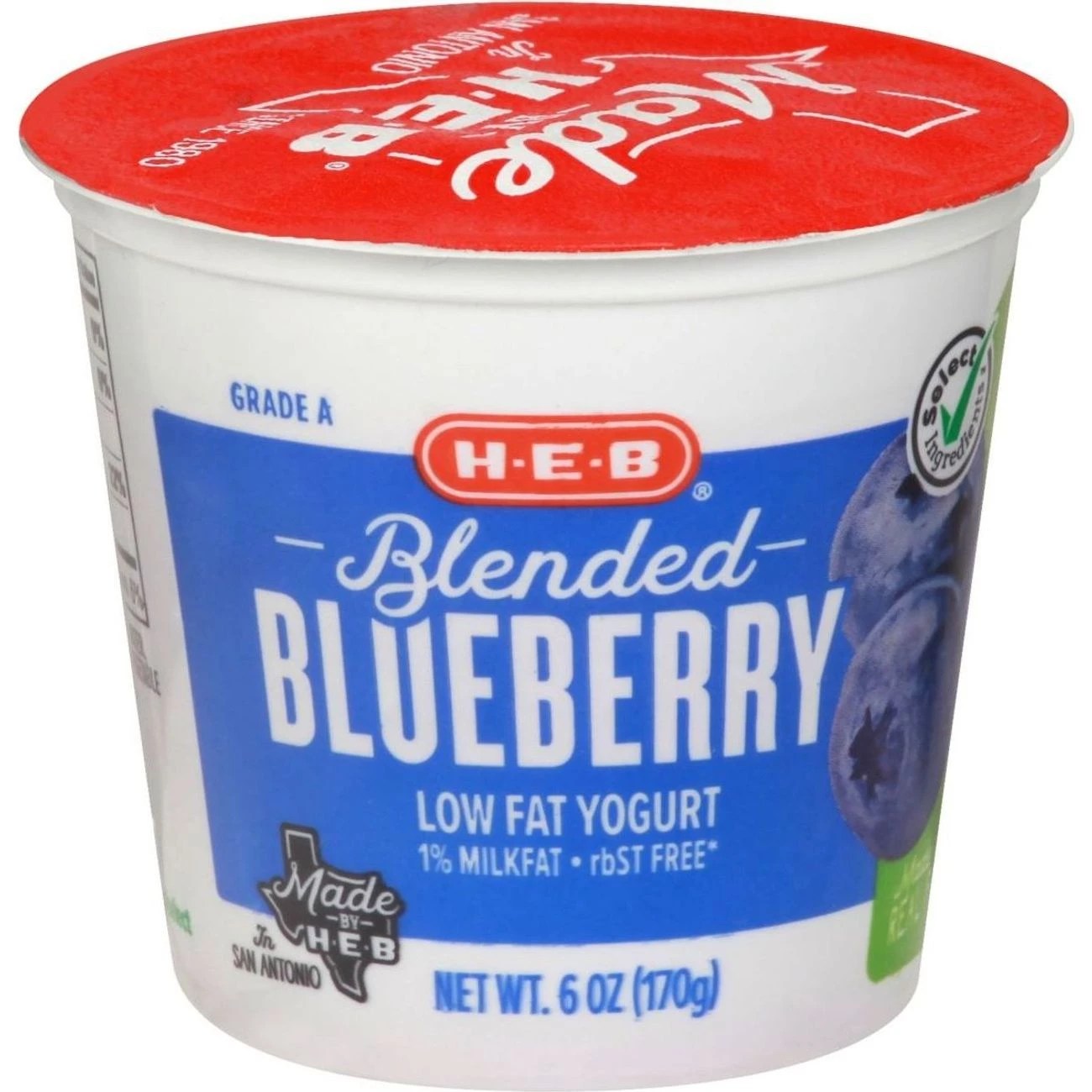 HEB Blended Blueberry LowFat Yogurt Shop Yogurt at HEB