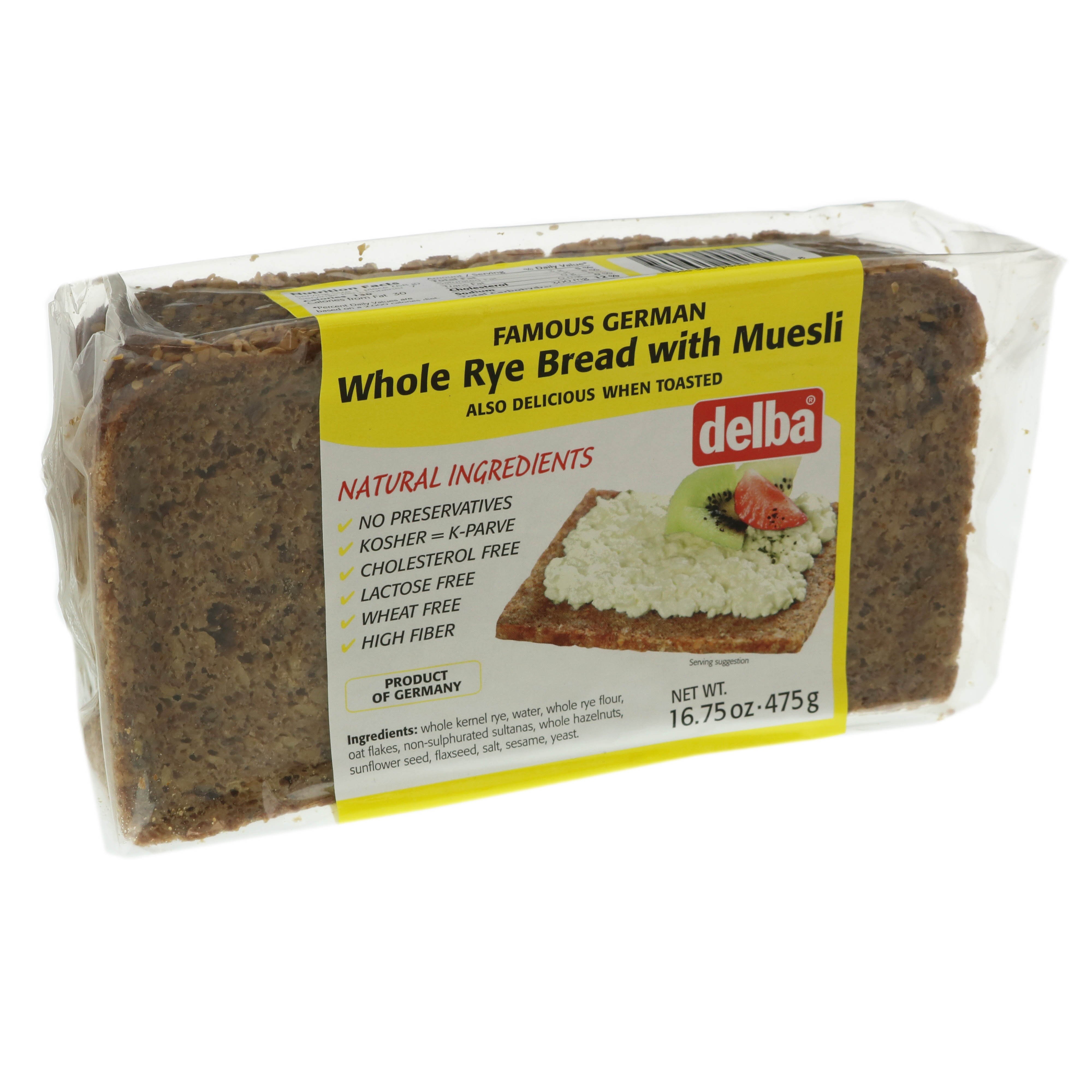 Delba Whole Rye with Muesli Bread Shop Bread at HEB