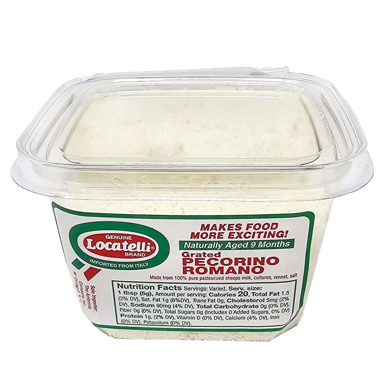 Locatelli Pecorino Romano Grated Cheese Shop Cheese at HEB