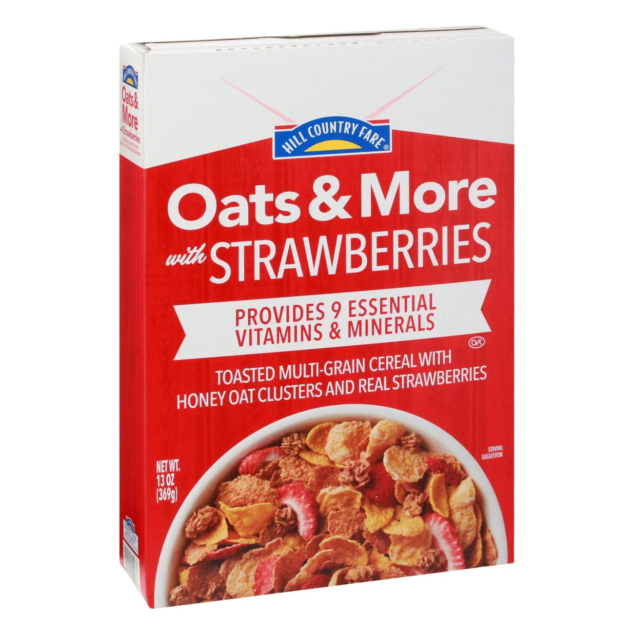 Hill Country Fare Oats & More Cereal with Strawberries Shop Cereal at