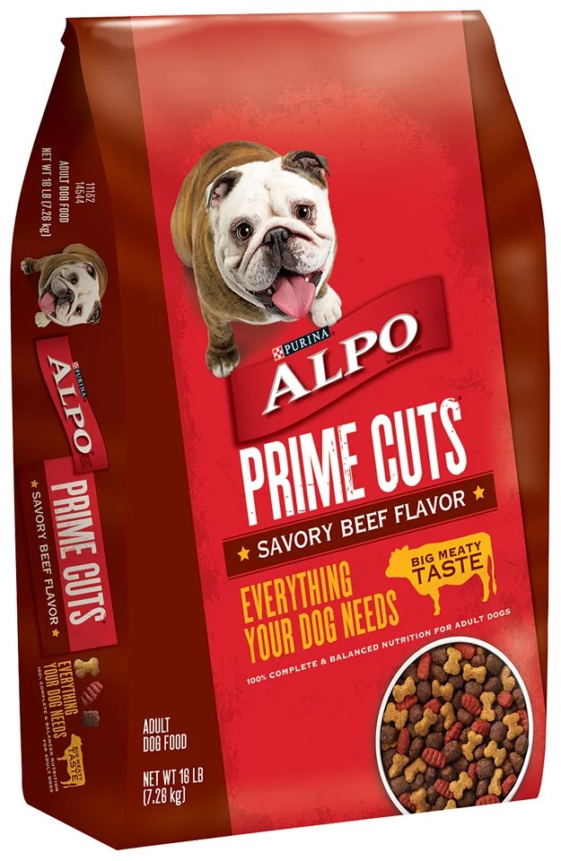 Purina Alpo Prime Cuts Savory Beef Flavor Dog Food Shop Dogs at HEB
